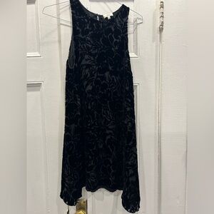 Aritzia Babaton Silk blend velvet sleeveless Dress size medium